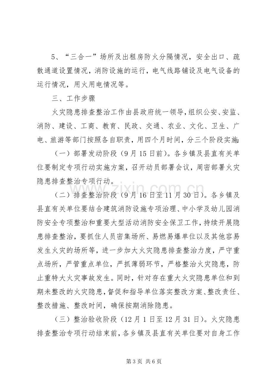 火灾隐患排查专项行动方案.docx_第3页