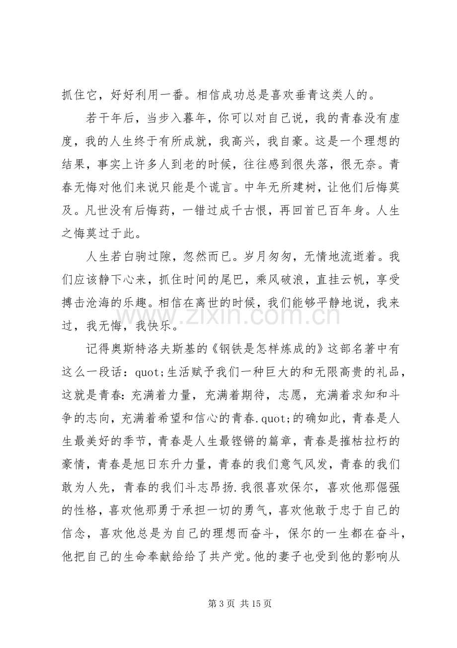 奋斗的青春演讲稿范文.docx_第3页