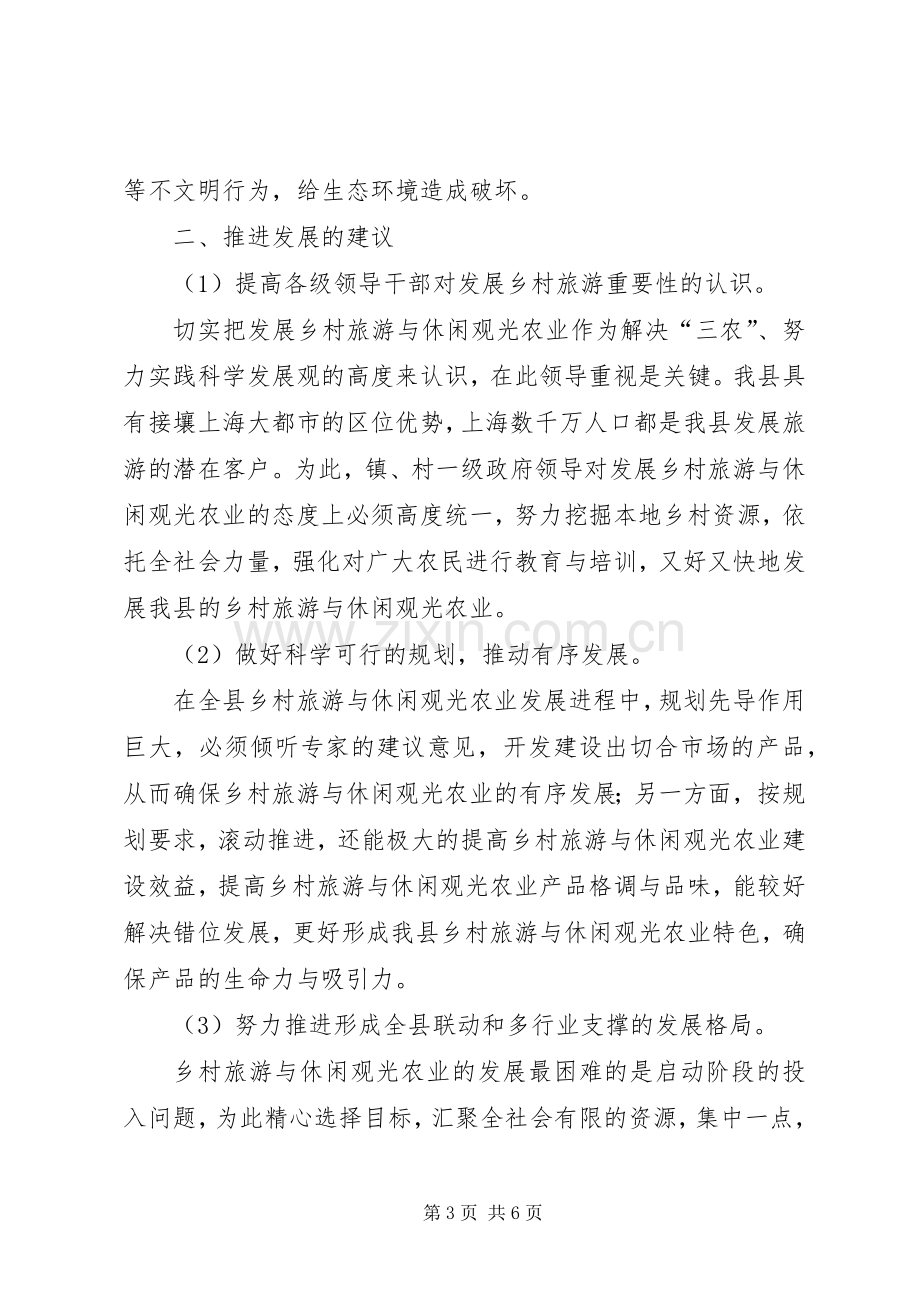 乡村旅游与休闲农业建议实施方案.docx_第3页