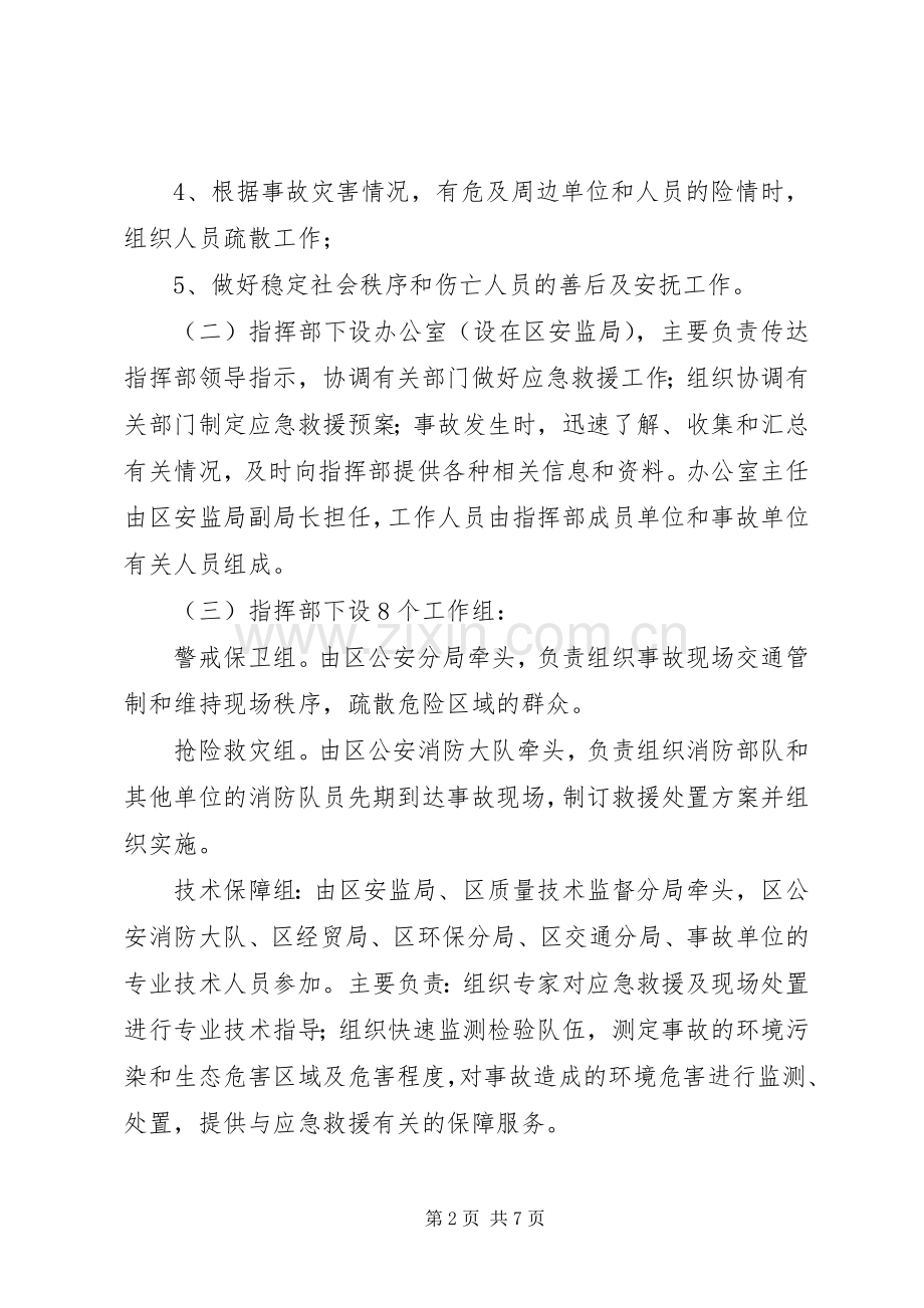 危险化学品重特大生产安全事故应急救援预案.docx_第2页