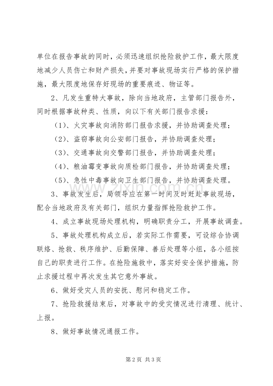 粮食局突发事件应急预案.docx_第2页