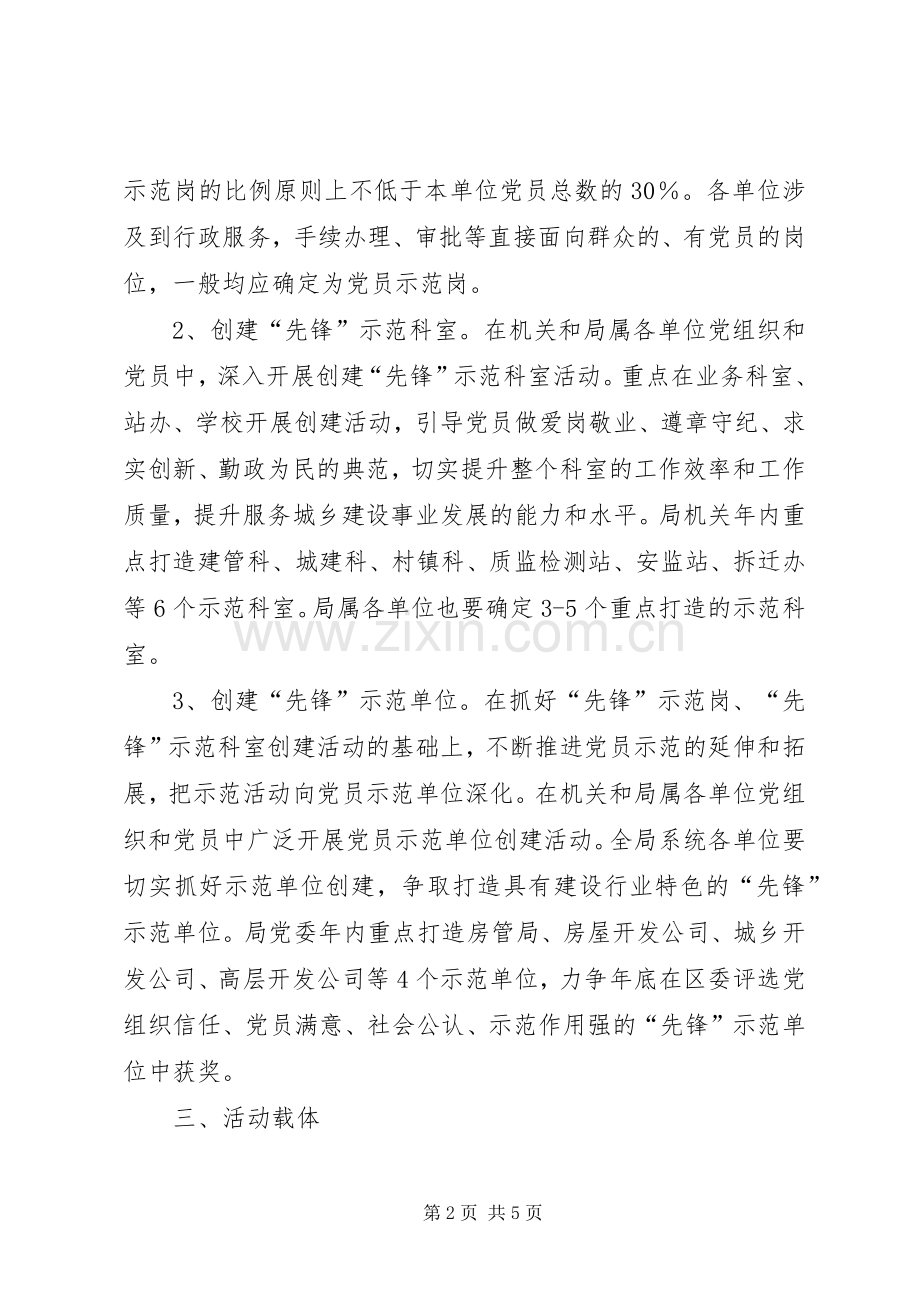 先锋示范XX县区创建活动实施方案.docx_第2页