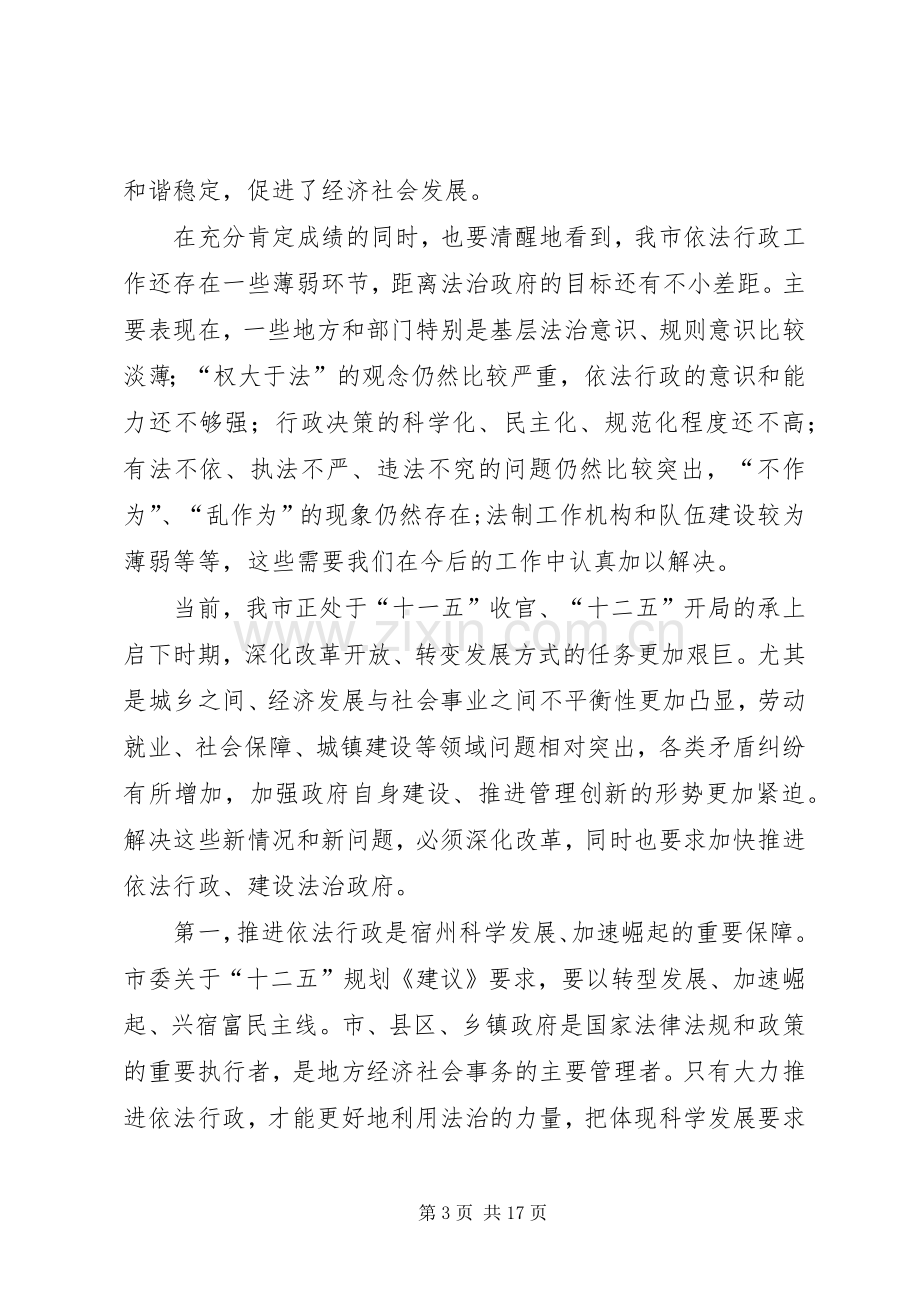 深入书记在依法行政工作发言稿.docx_第3页