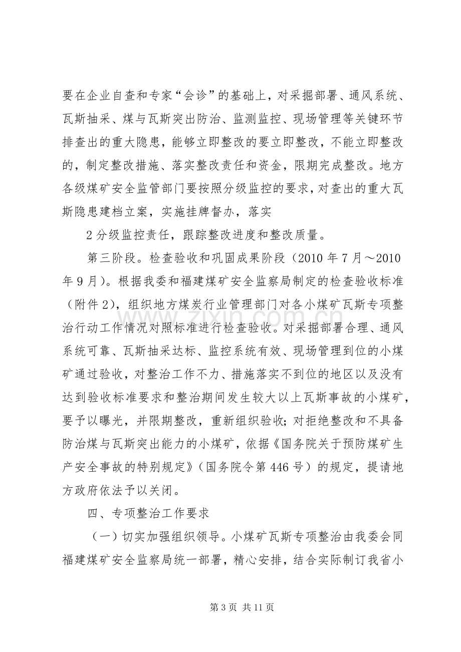 煤矿瓦斯整治专项行动实施方案.docx_第3页