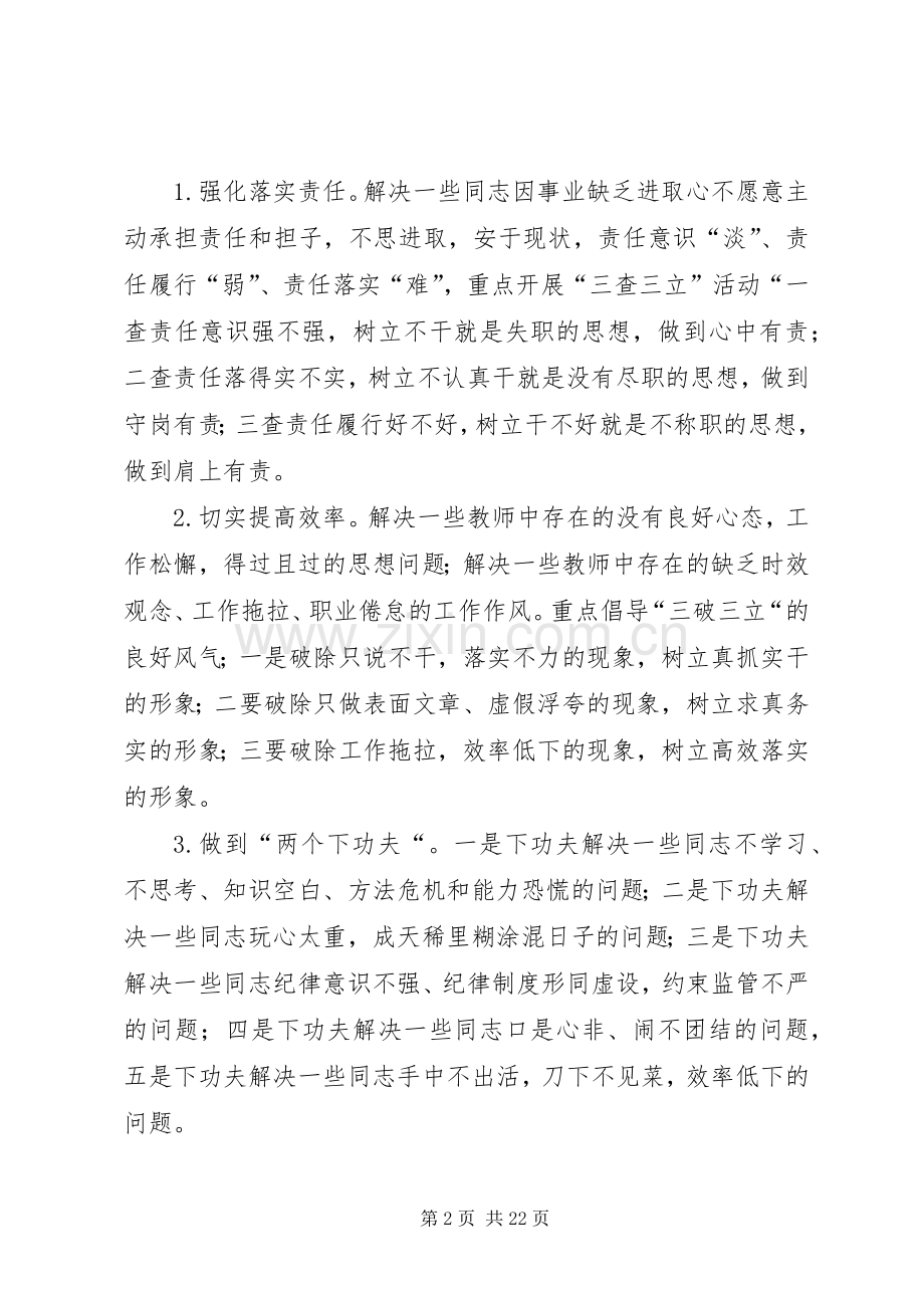 关于开展思想作风纪律教育月活动方案[范文].docx_第2页