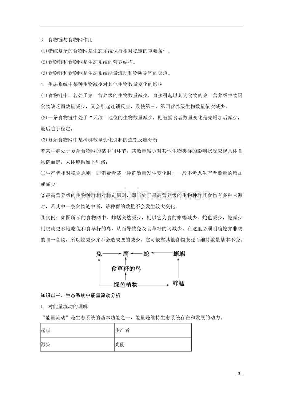 高中生物第五章生态系统及其稳定性期末知识梳理新人教版必修3.doc_第3页