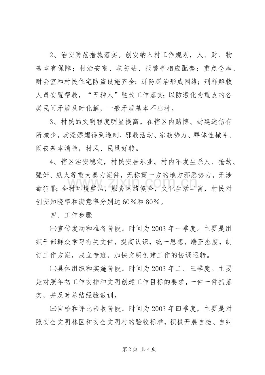 金龙乡创建安全文明村方案 .docx_第2页