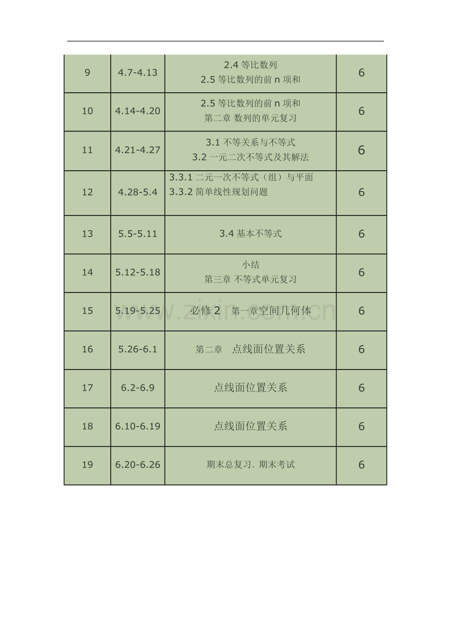 高一下数学教学计划.doc_第3页