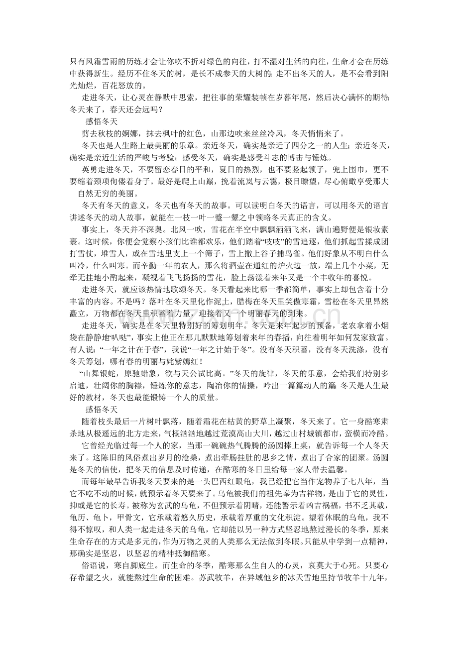 冬天的故事600字作文.doc_第3页