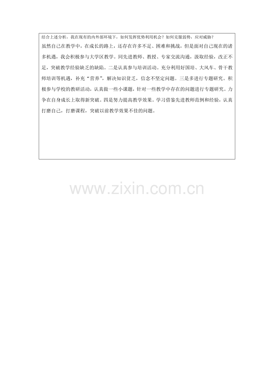 贺园园自我诊断SWOT分析表.doc_第2页