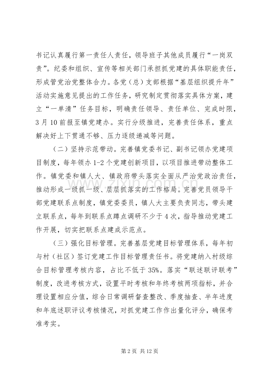 XX年“基层组织提升年”活动方案 .docx_第2页