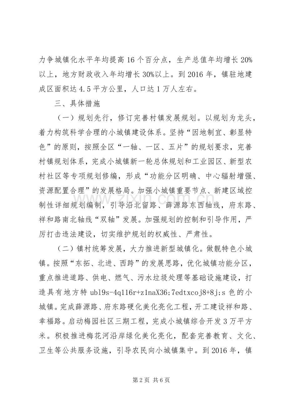 新型城镇化建设方案 .docx_第2页