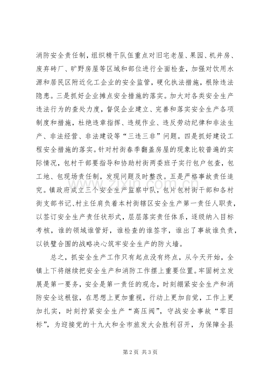 春季安全生产工作会议表态发言稿.docx_第2页