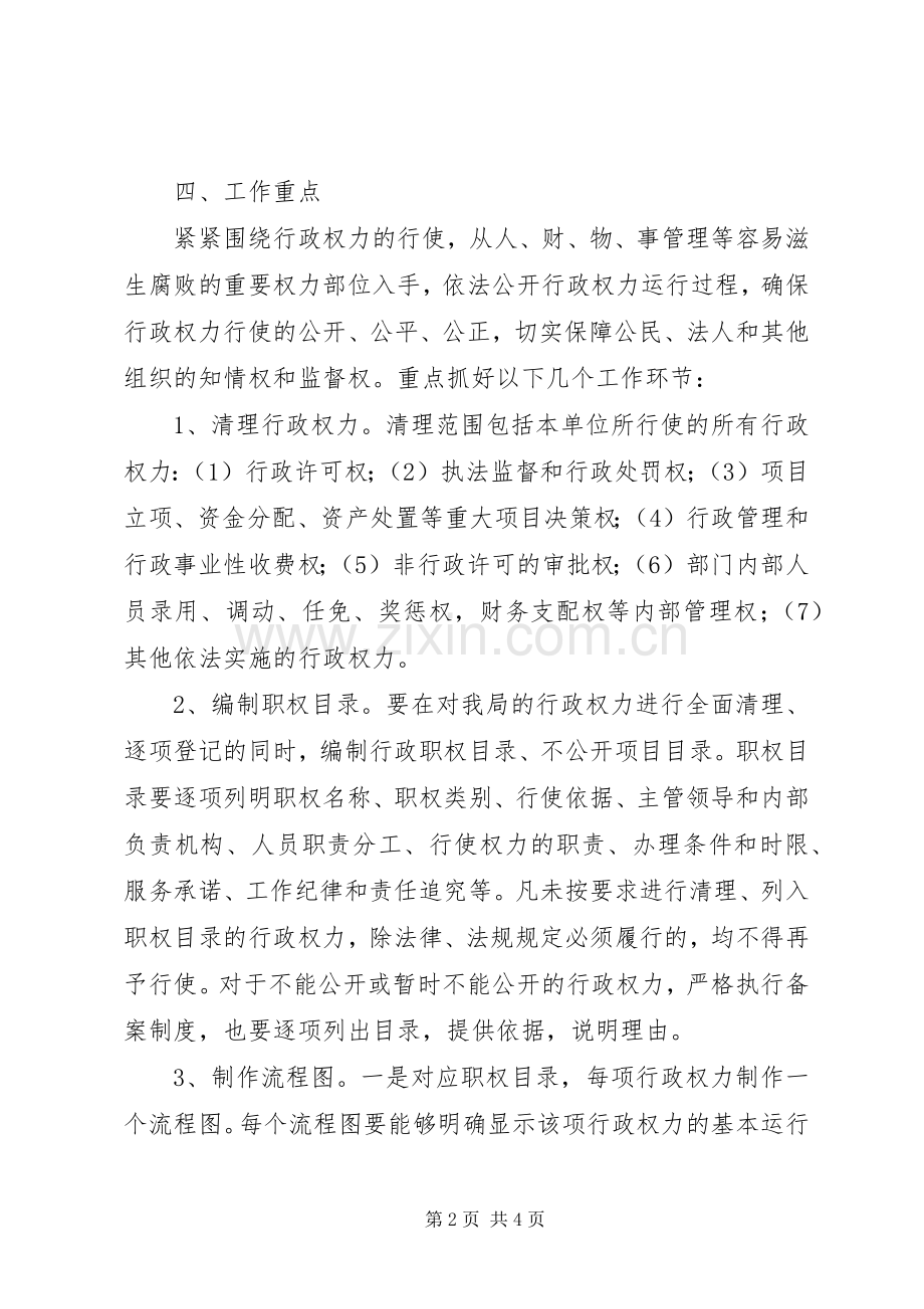 关于规范行政权力运行工作实施方案 .docx_第2页