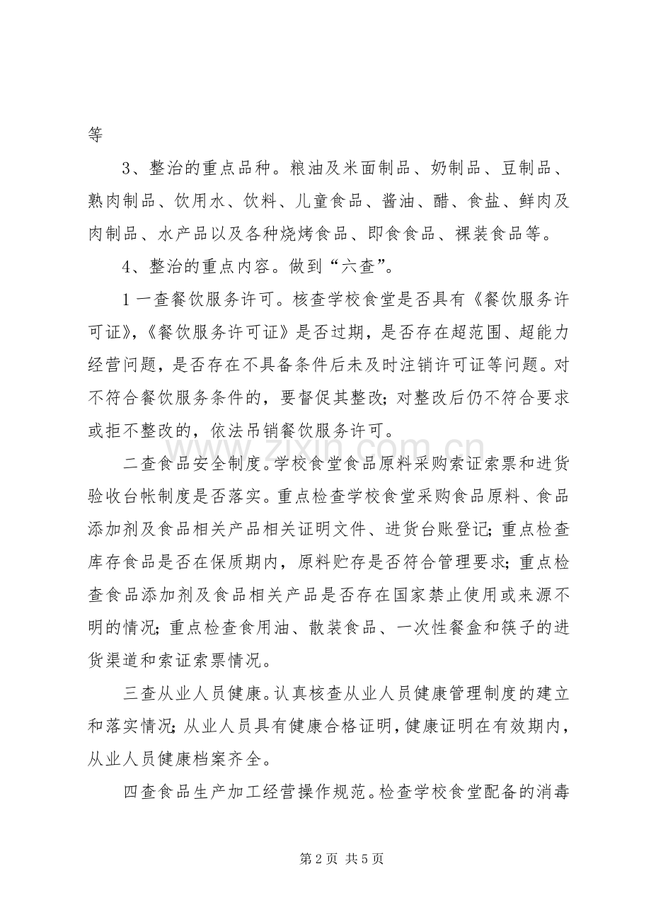 校园周边安全专项整治方案20XX年20XX年 (3).docx_第2页