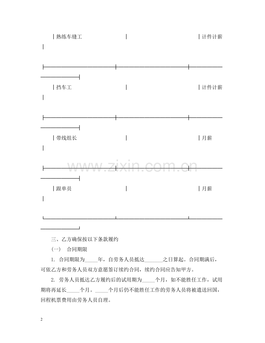 外派劳务合作合同模板2.docx_第2页