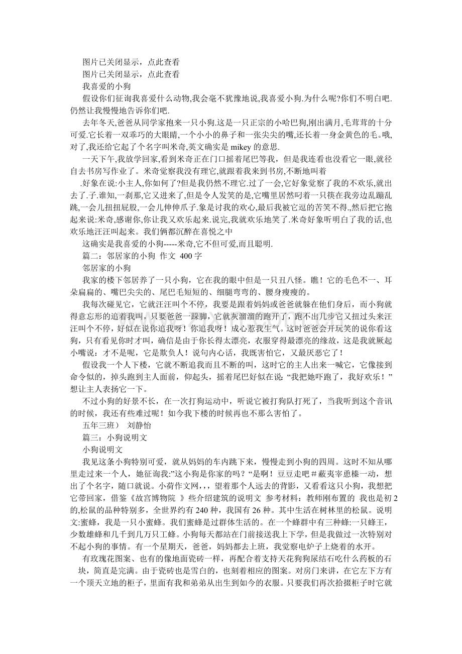 我喜欢小狗作文400字.doc_第2页