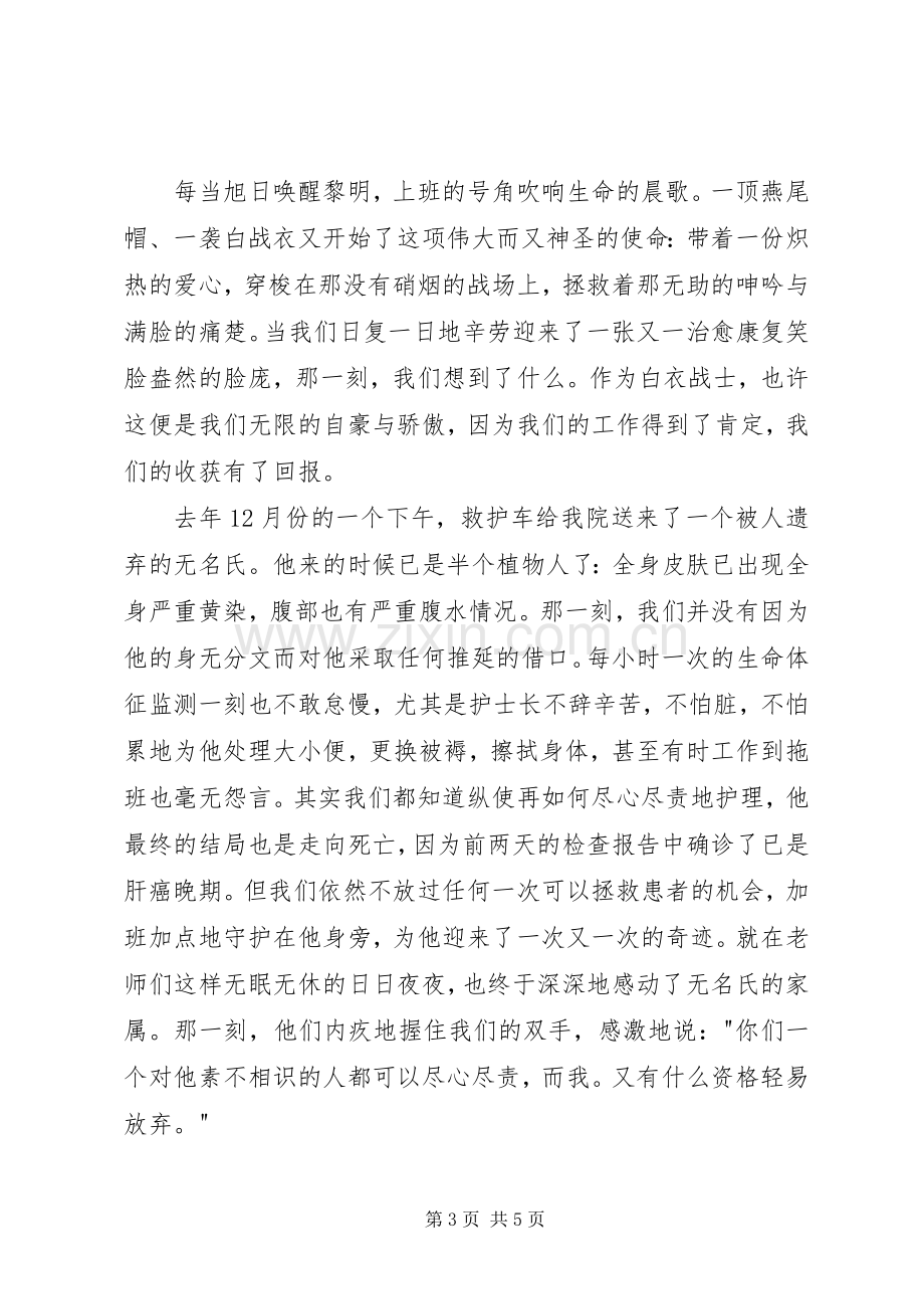 感悟青春放飞理想演讲稿5则范文 .docx_第3页