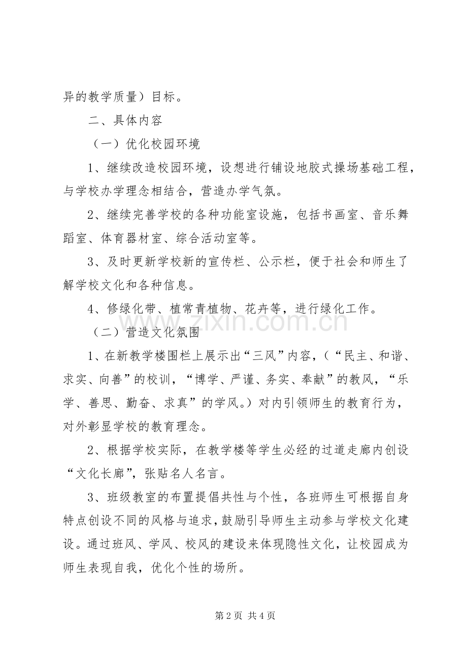 学校园文化建设方案 (30).docx_第2页