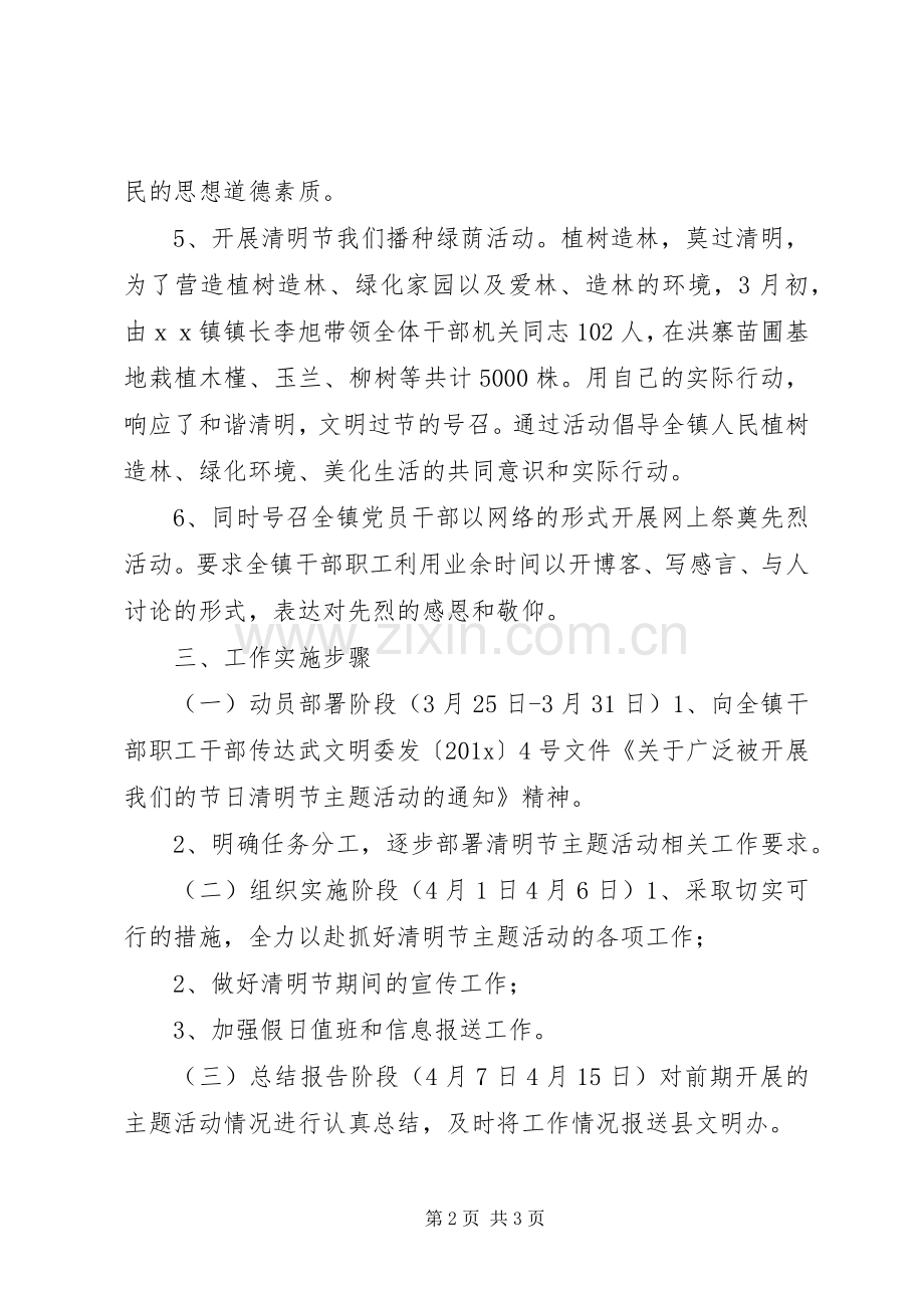 单位清明节活动实施方案 .docx_第2页