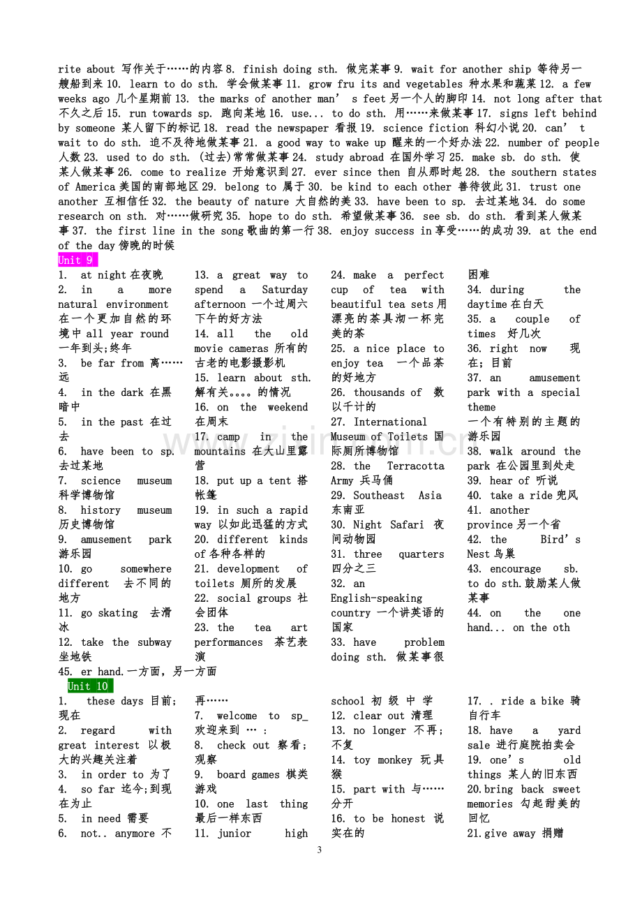 2014春-新人教版八年级英语下册重点句型·短语全-(1).doc_第3页