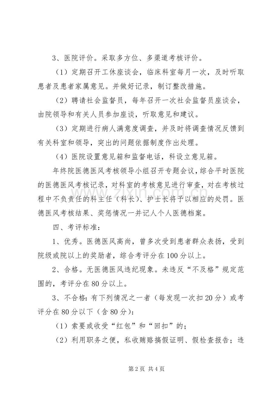 医院职工医德医风演讲稿范文(精).docx_第2页