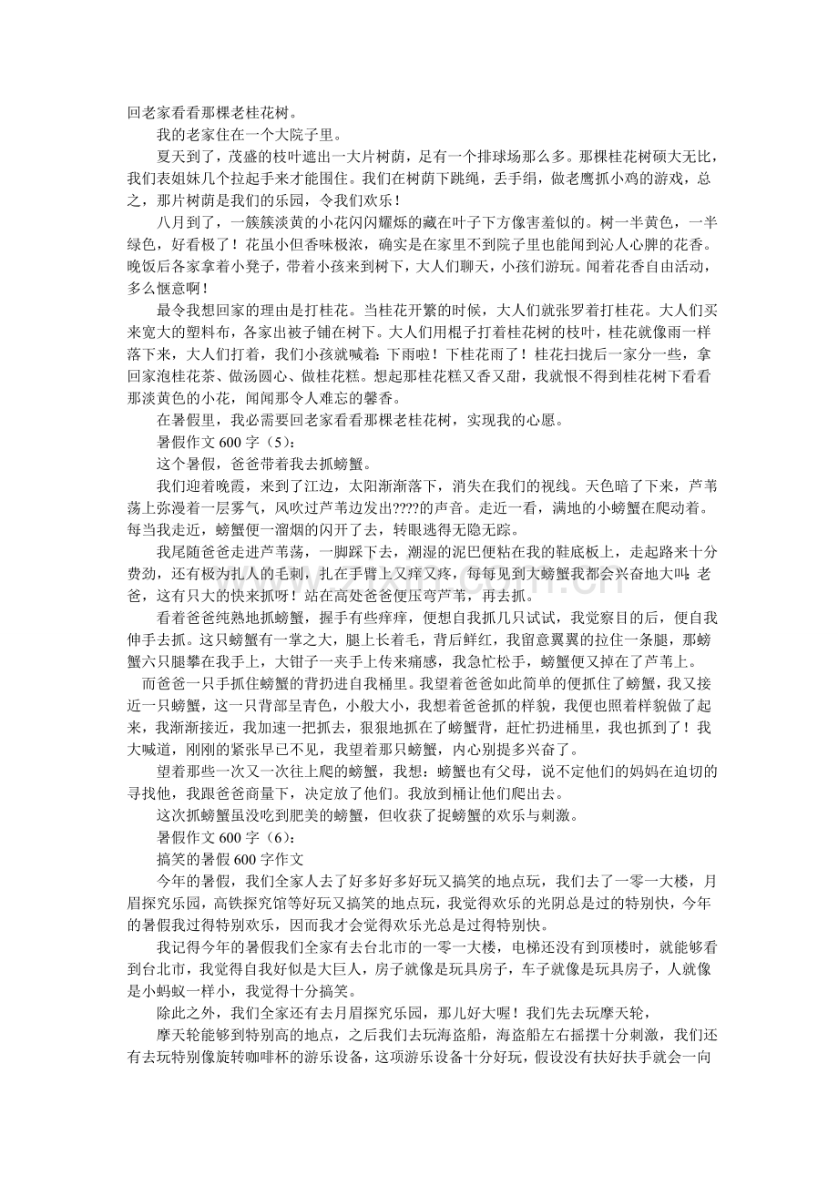 无聊的假期作文600字.doc_第2页