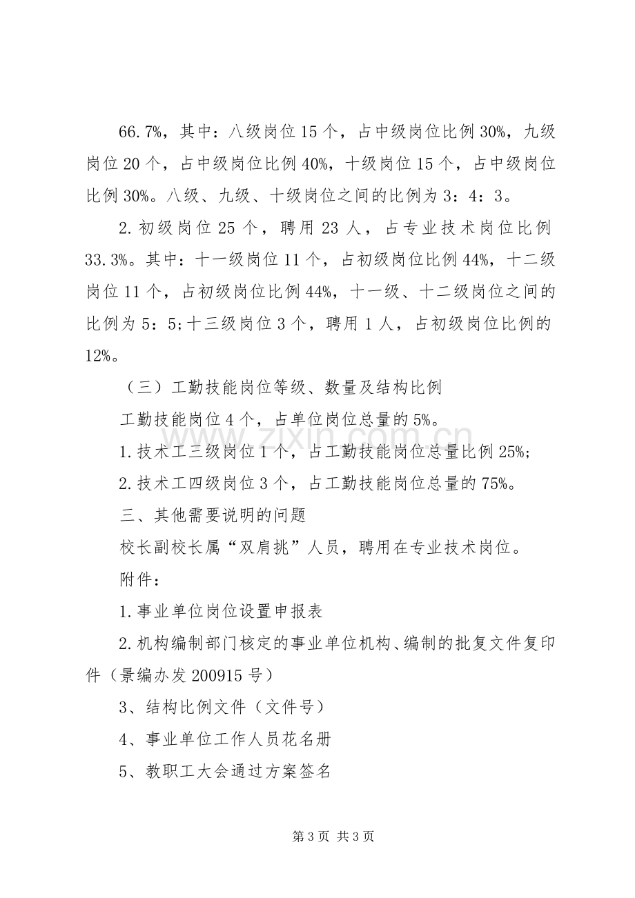 小学岗位设置实施方案 .docx_第3页