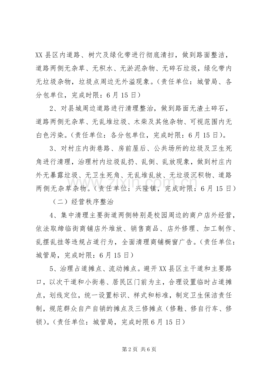 卫生院环境卫生综合整治方案 .docx_第2页