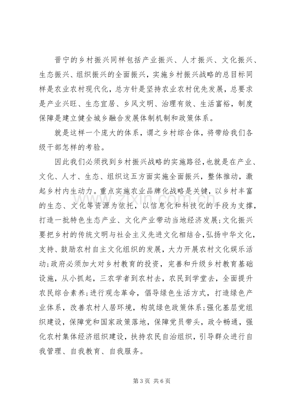 20XX年关于乡村振兴战略会议发言大全.docx_第3页