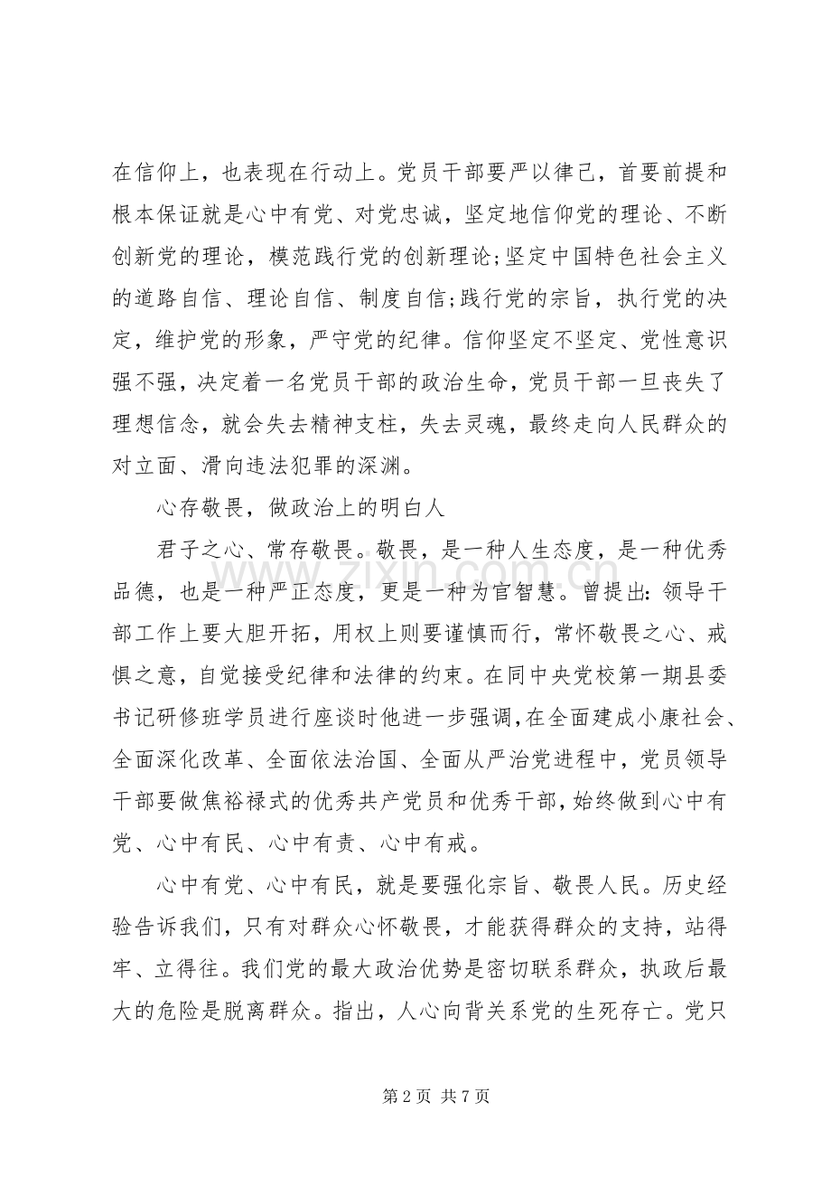 在严以律己研讨会上的发言.docx_第2页