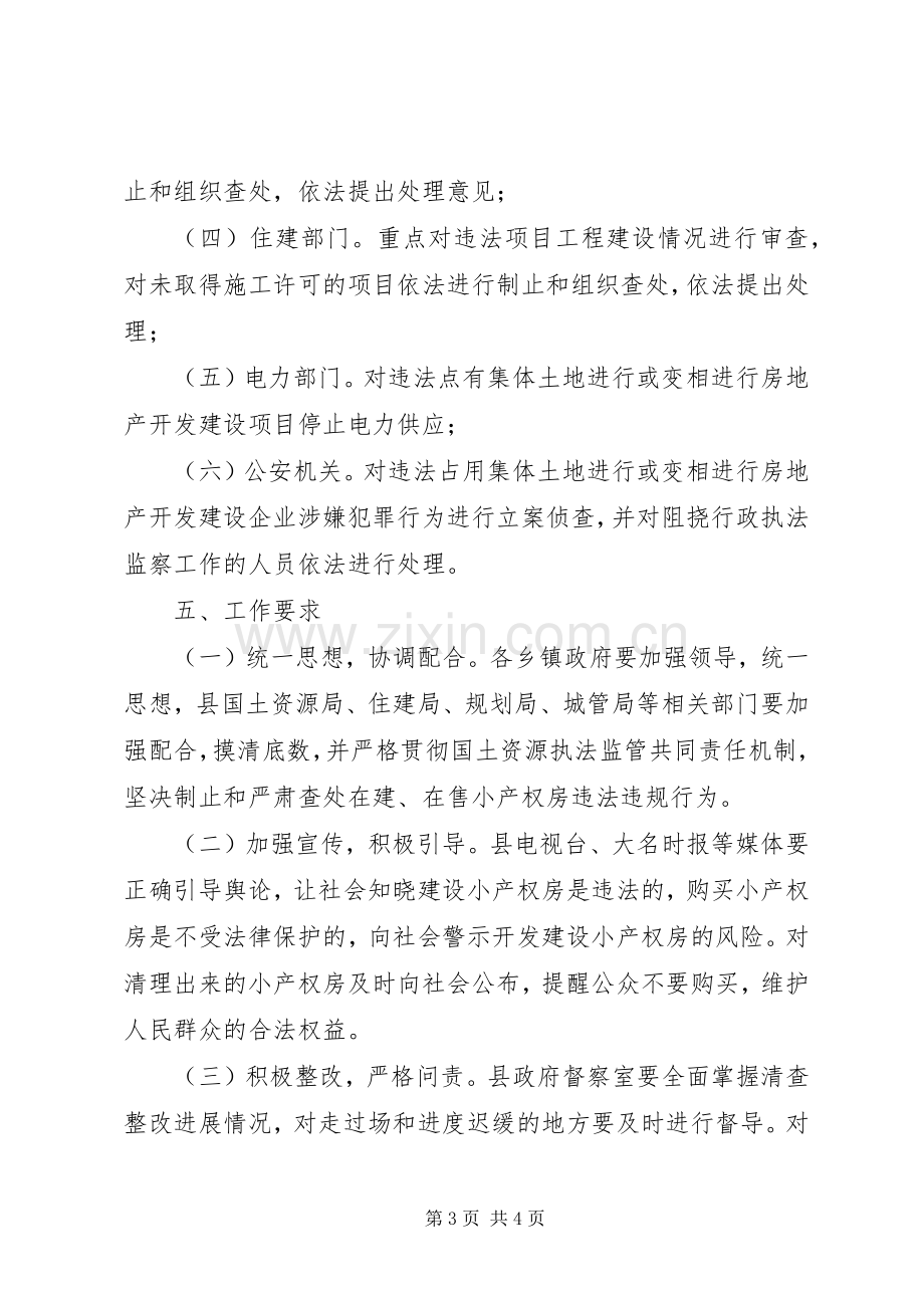 XX县区小产权房清查整改实施方案 .docx_第3页