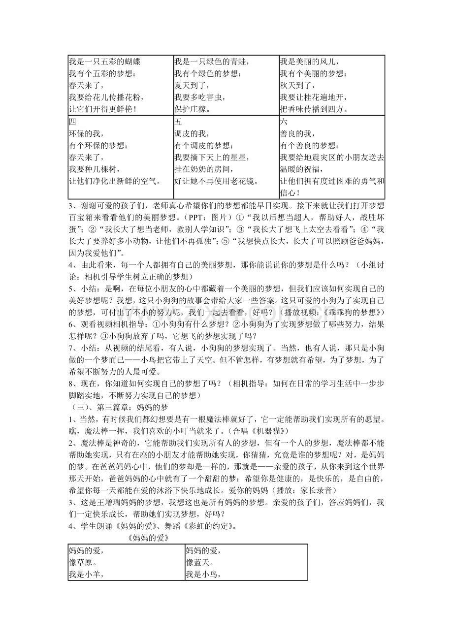 中国梦我的梦主题队会.doc_第2页