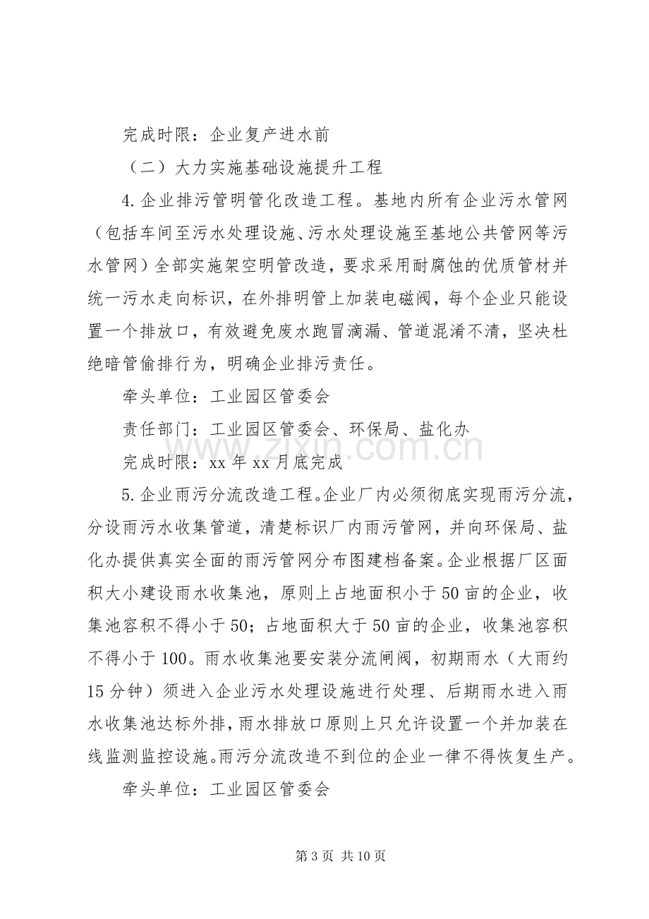 盐化基地环境污染整治实施方案 .docx_第3页