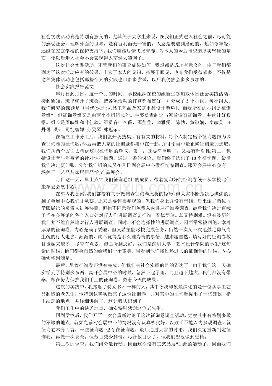 寒假社会实践调查报告格式.doc_第2页