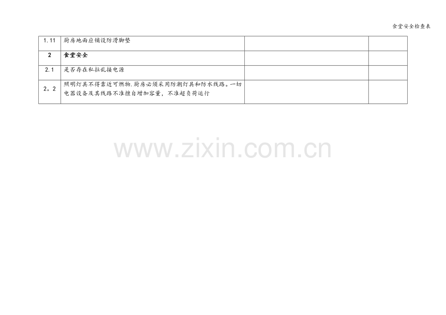 食堂安全检查表.doc_第2页