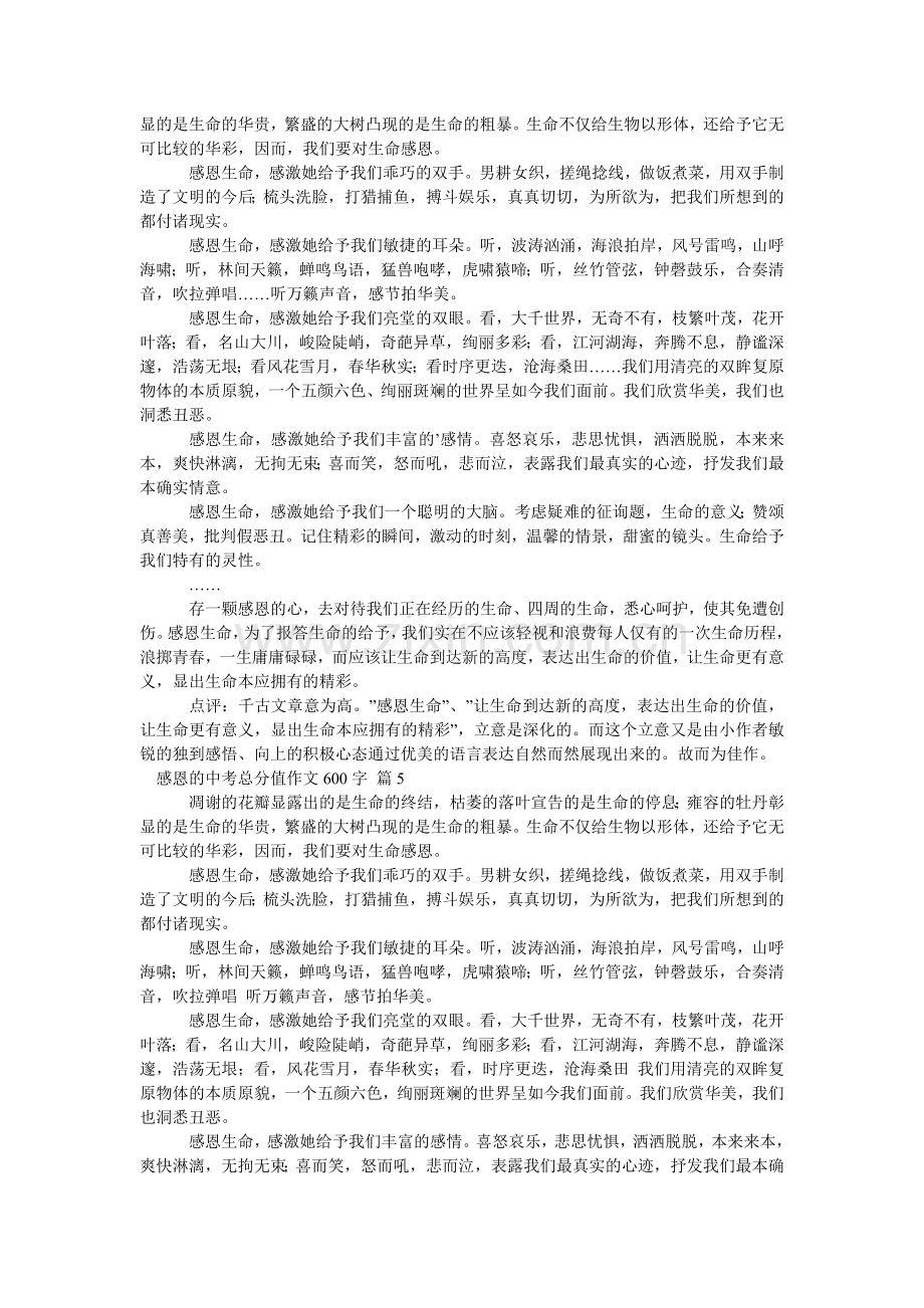 感恩的中考满分作文600字_8.doc_第3页