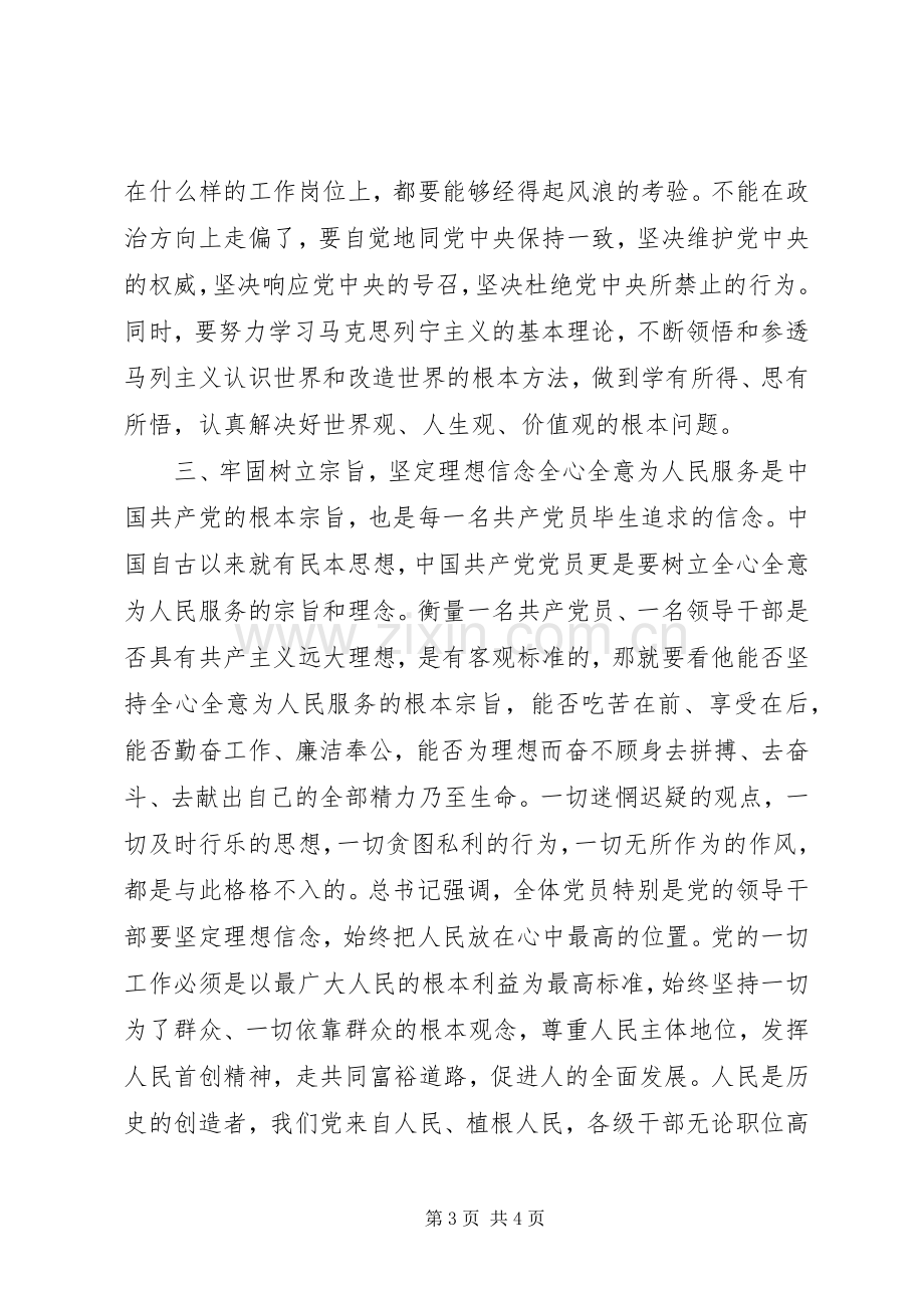 乡镇两学一做研讨交流发言材料提纲.docx_第3页