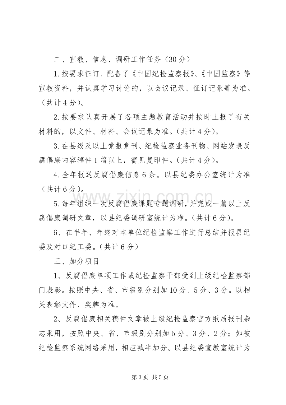 县直部门纪检监察工作实施方案 .docx_第3页