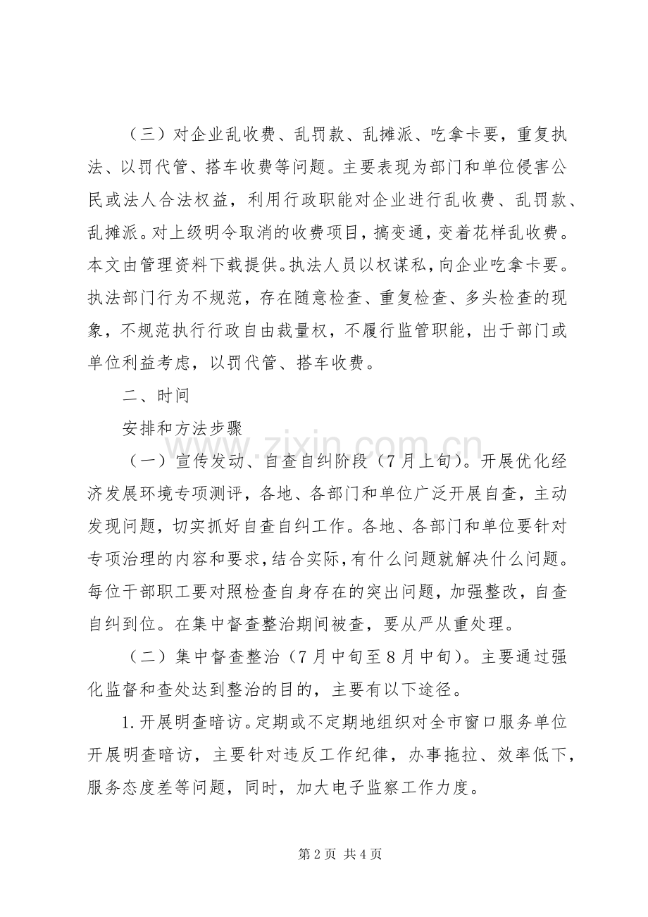 突出问题专项整治实施方案 .docx_第2页