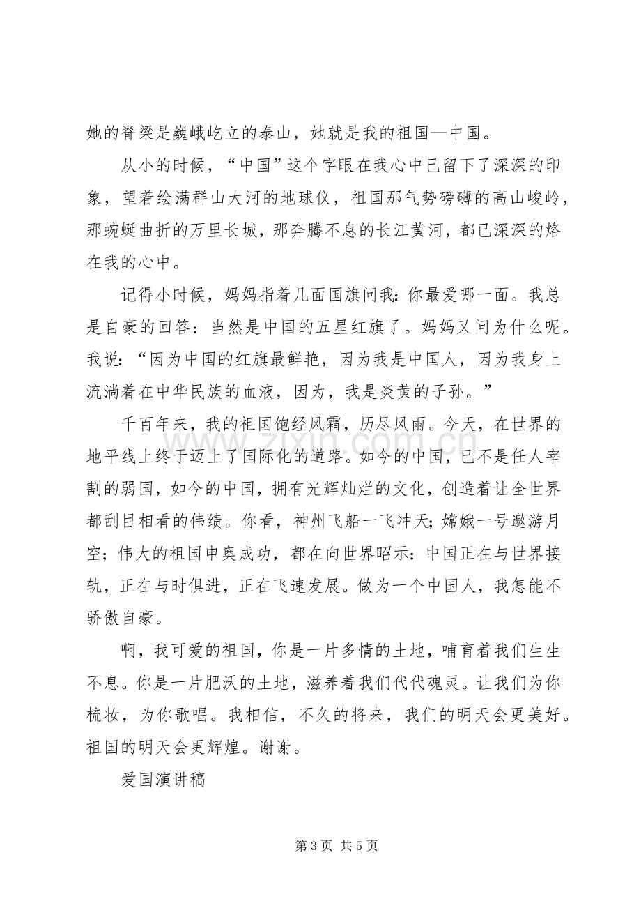 爱国演讲稿格式及范文.docx_第3页