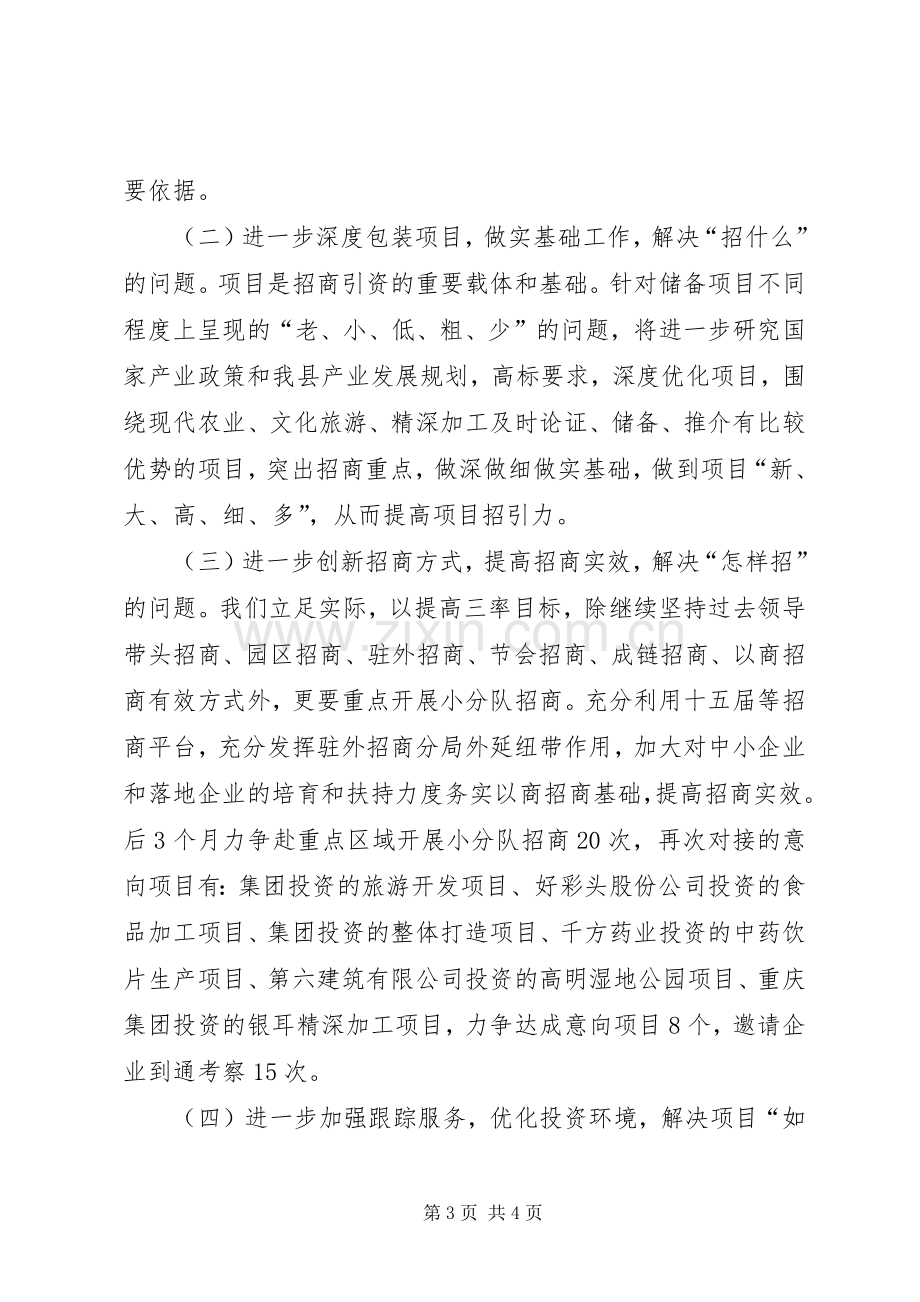 局长在招商引资督查会议发言稿.docx_第3页