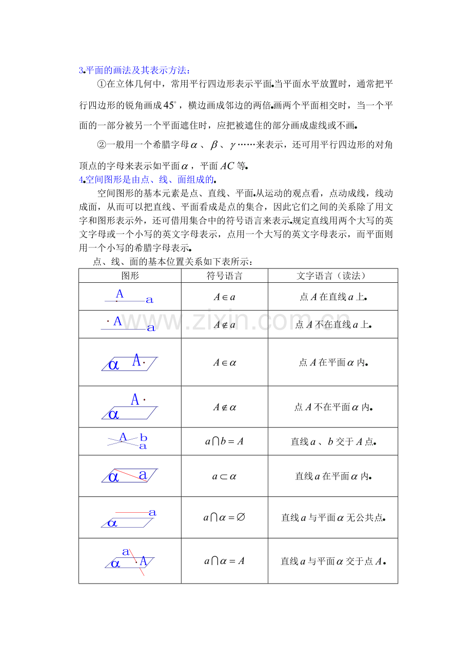 平面的基本性质(一).doc_第3页