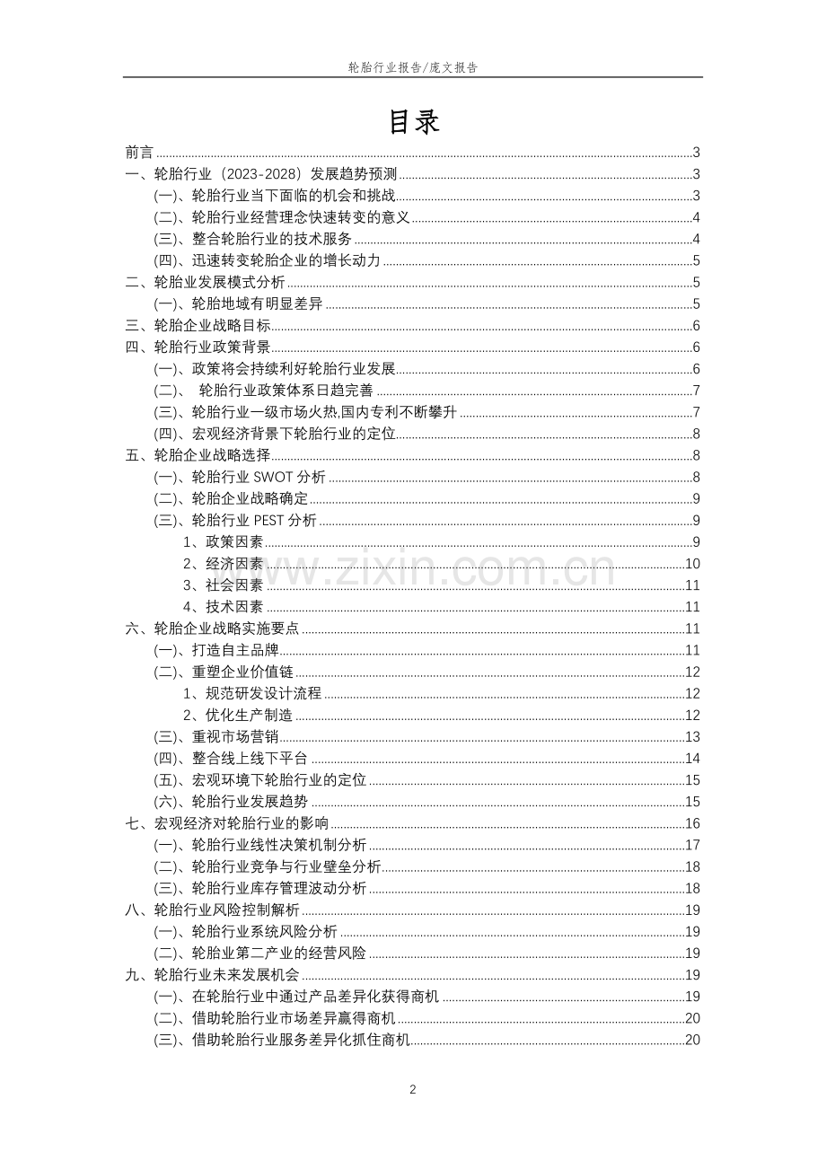 2023年轮胎行业分析报告及未来五至十年行业发展报告.docx_第2页