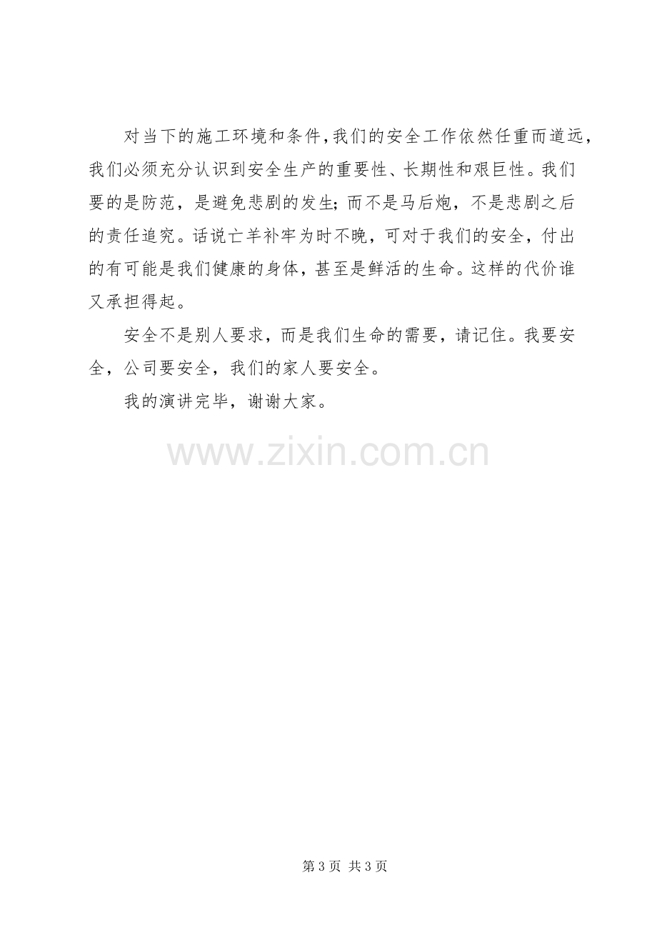 安全发展忠诚卫士演讲.docx_第3页