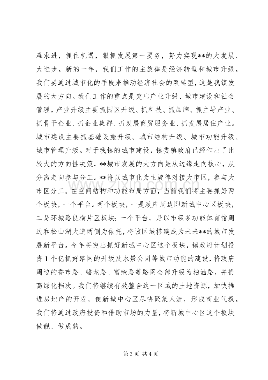 镇书记在新春团拜会上的演讲致辞.docx_第3页