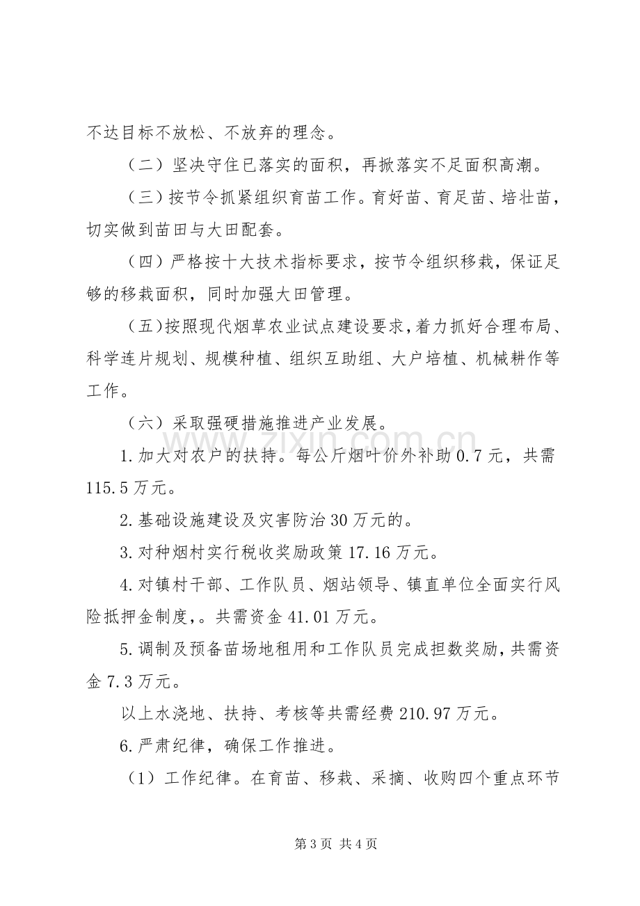 在全县香料烟育苗现场会议上的发言稿.docx_第3页