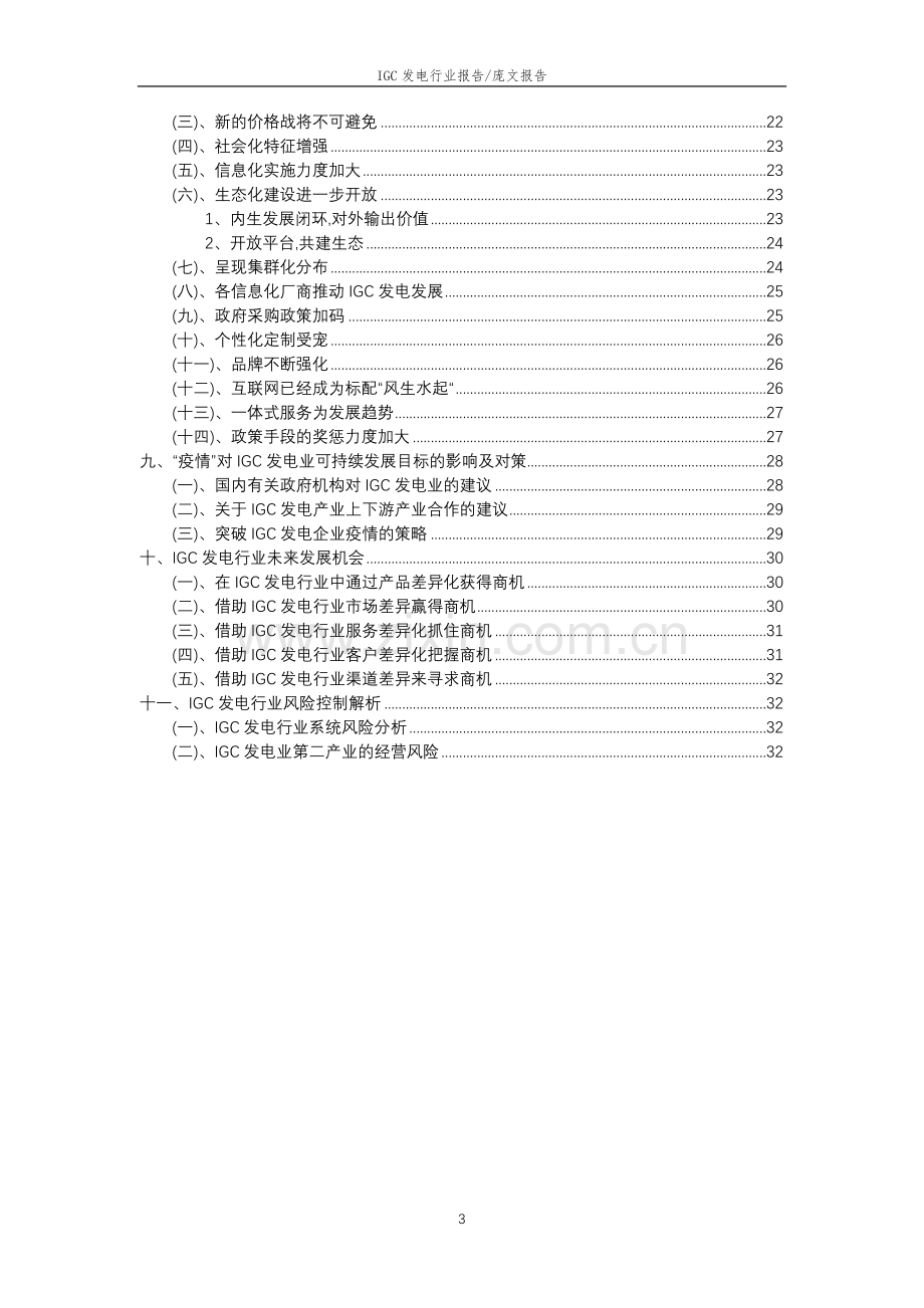 2023年IGC发电行业分析报告及未来五至十年行业发展报告.doc_第3页