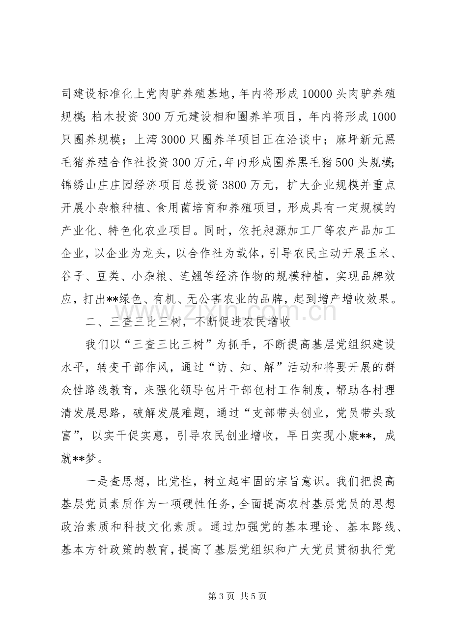 基层党委书记党建座谈会发言材料提纲.docx_第3页