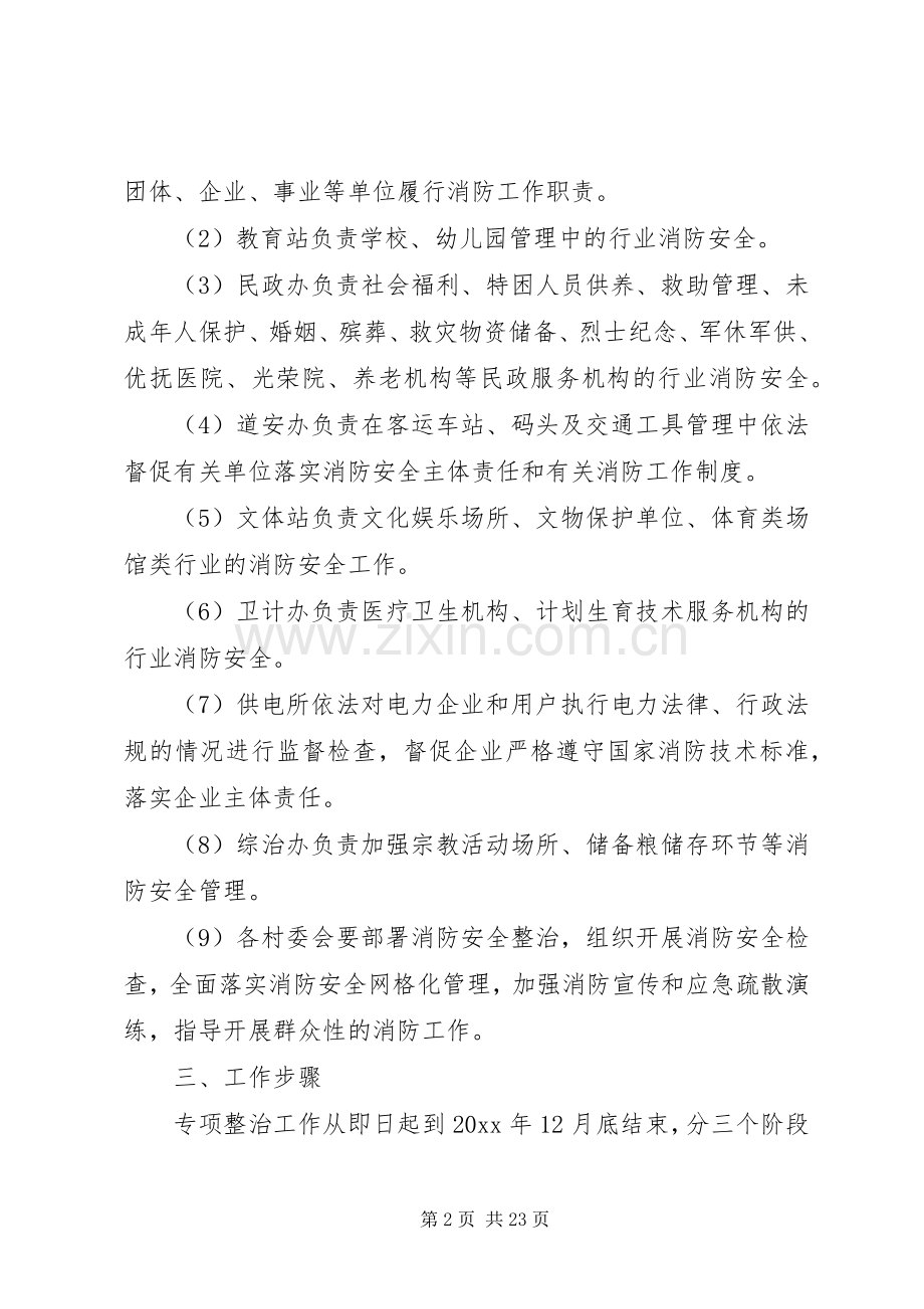 消防安全专项整治实施方案5篇 (2).docx_第2页